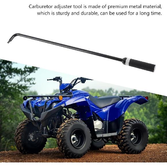 Pilot Screw Adjustment Tool, 16.34" Carburetor Repair Repair Tool With 110 Degree Screwdriver Aluminum Stainless Steel Body For Carb ATV UTV