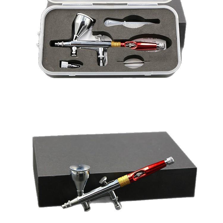 SJ-81 Airbrush: 0.3 Caliber, Replaceable Paint Cup, Adjustable Hand Feel & Double-Action Pressure