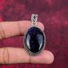 Charoit Handgefertigter Edelstein Anhänger, 925 Sterling Silber Anhänger Antiker Schmuck, Für Verlobungsgeschenk