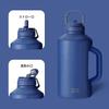 BOTTLE BOTTLE Water Vacuum Insulated Stainless Steel Large Direct Vacuum Outdoor Sports Carbonated with Blue Bottle, 1.8L Bottle, Capacity, 2-Way Lid,