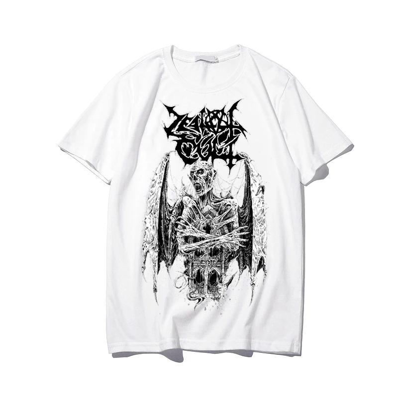 Oversized T-shirt Gothic Dark Men Women T Shirt Graphic Tee Punk Clothes Harajuku Streetwear T Shirt Hip Hop Short Sleeve Tops