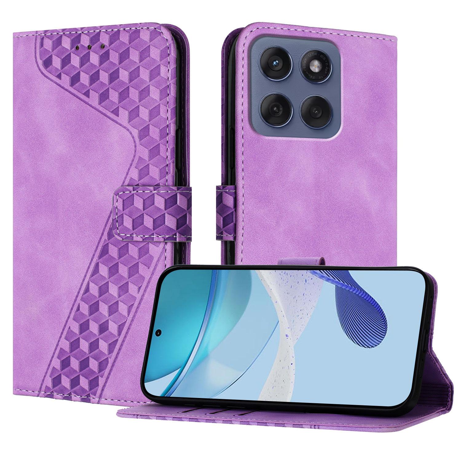 

For Motorola Edge 60 5G/Motorola Edge (2025) 5G/Motorola Edge 60 Fusion 5G Leather Case 7-Shaped Pattern Wallet Stand Shockproof Phone Cover
