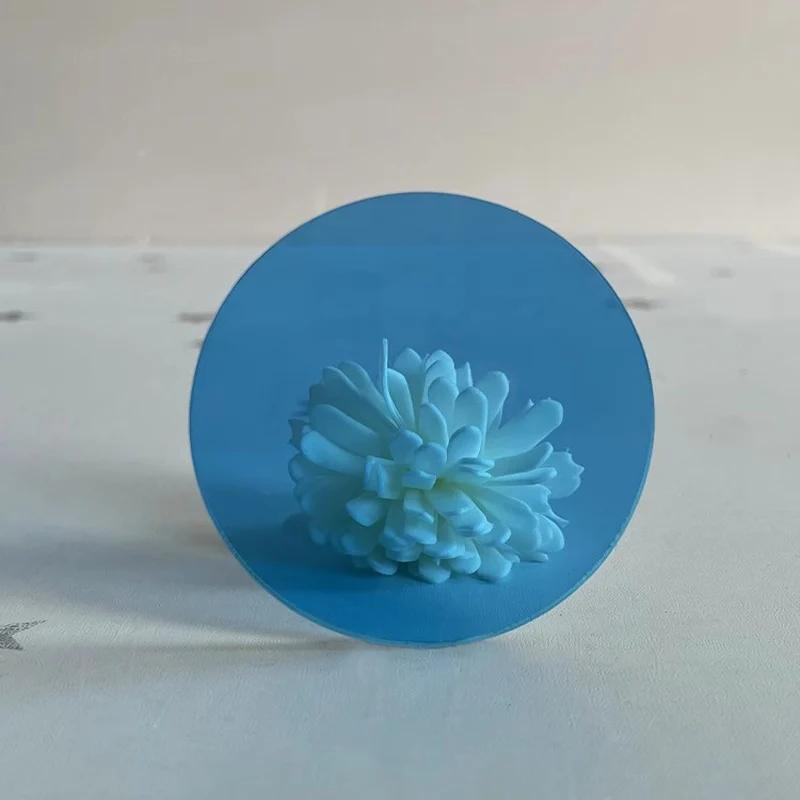 Colorful Translucent Acrylic Board PMMA Plexiglass Circular Shape Tinted Plate Thick 3mm DIY/Display Projects/Wedding&Home Decor
