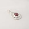 Black Rhodonite Gemstone 925 Sterling Silver Designer Jewelry pendant 1.40" For Anniversary Gift PP-19-22