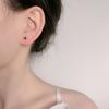 Minimalist Tiny Heart Cartilage Earring Screw Back Studs Small Delicate Jewelry For Women