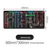 Large Non-Slip Rubber Mouse and Keyboard Mat - Cartoon Gaming Desk Pad