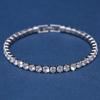 Luxurious Colorful Crystal Chain Bracelet For Women Personalized Daily Accessory Party Jewelry Birthday Anniversary Gift