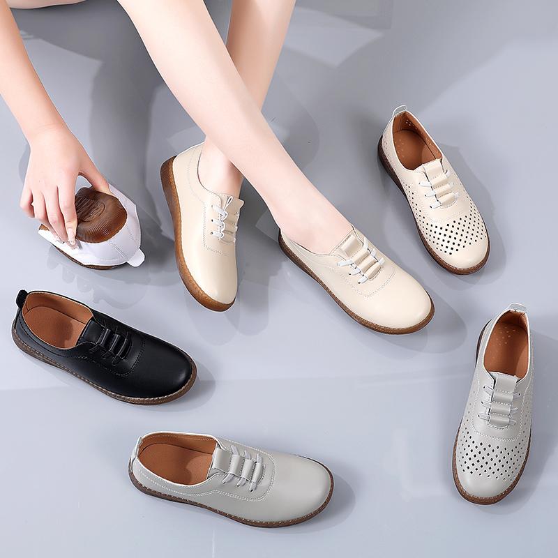 Lässige Damen-Einzelschuhe mit weicher Sohle und Ausschnitten, 35-41