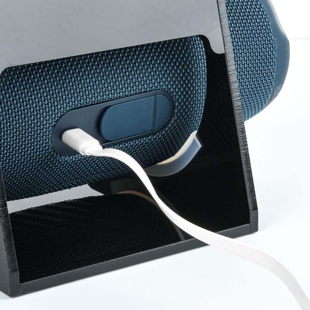 2in 1 Acrylic Desktop Speaker Stand Phone Holder for Charge 5/6 Loundspeaker Holder Suitable Viewing Angle Mounting Rack