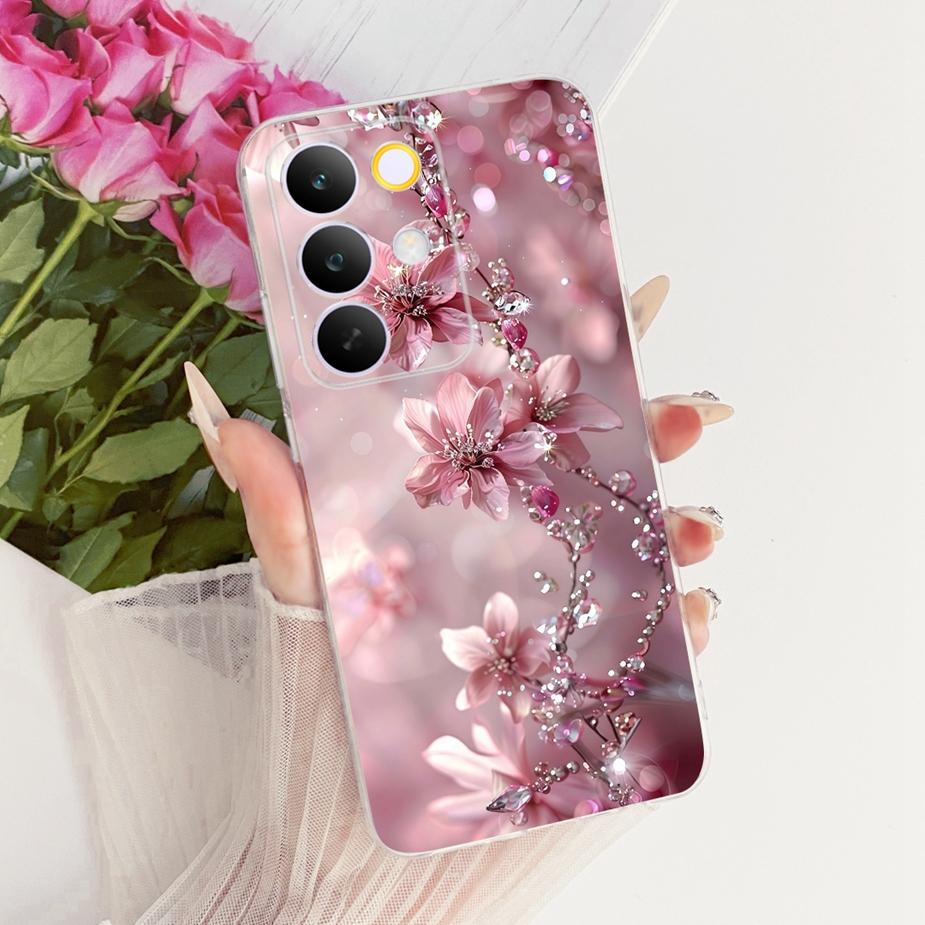 For Realme C85 Pro Case Stylish Flowers Butterfly Painted Cover Soft Slim Phone Case For Realme C85 C 85 RealmeC85 Pro 5G Fundas