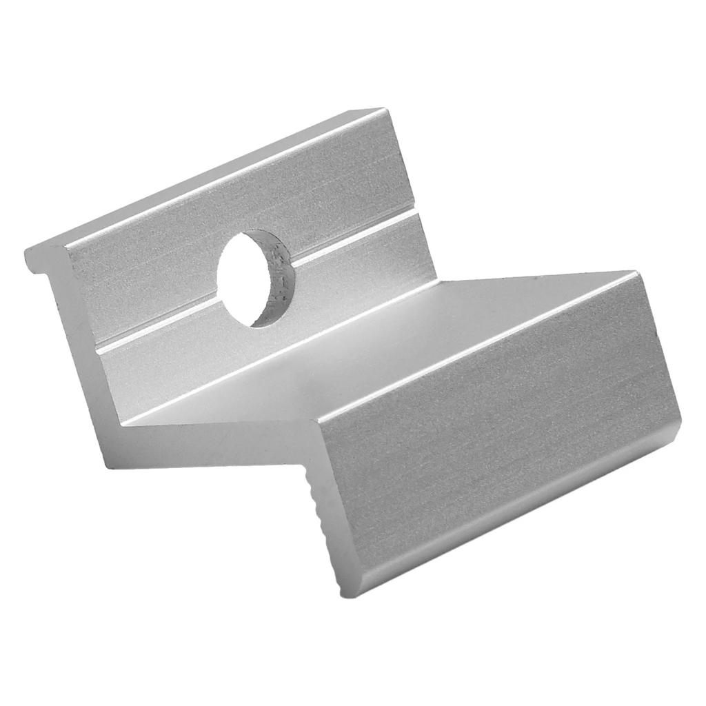 10 Pcs Aluminum Alloy Solar Photovoltaic Brackets Clamps For Solar Modules Panel Racking Mounts PV End Accessories