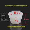 Silicone Rubber Seal Plug for Test Tubes & Drains with Hole