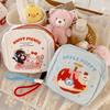 Large Capacity Coin Purse Multifunctional Portable Sanitary Napkins Storage Bag with Zipper with Handle Cosmetic Bag