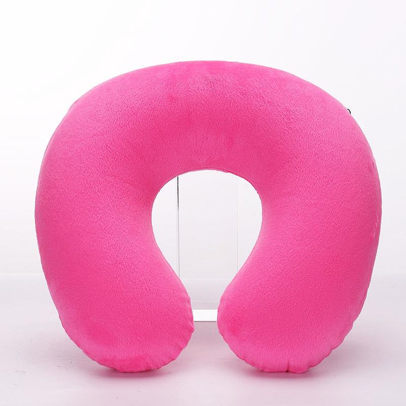 1PCS U-shaped Travel Pillow Car Pillow Air Flight Inflatable Pillow Neck Pillow Neck Support Pillow Cushion