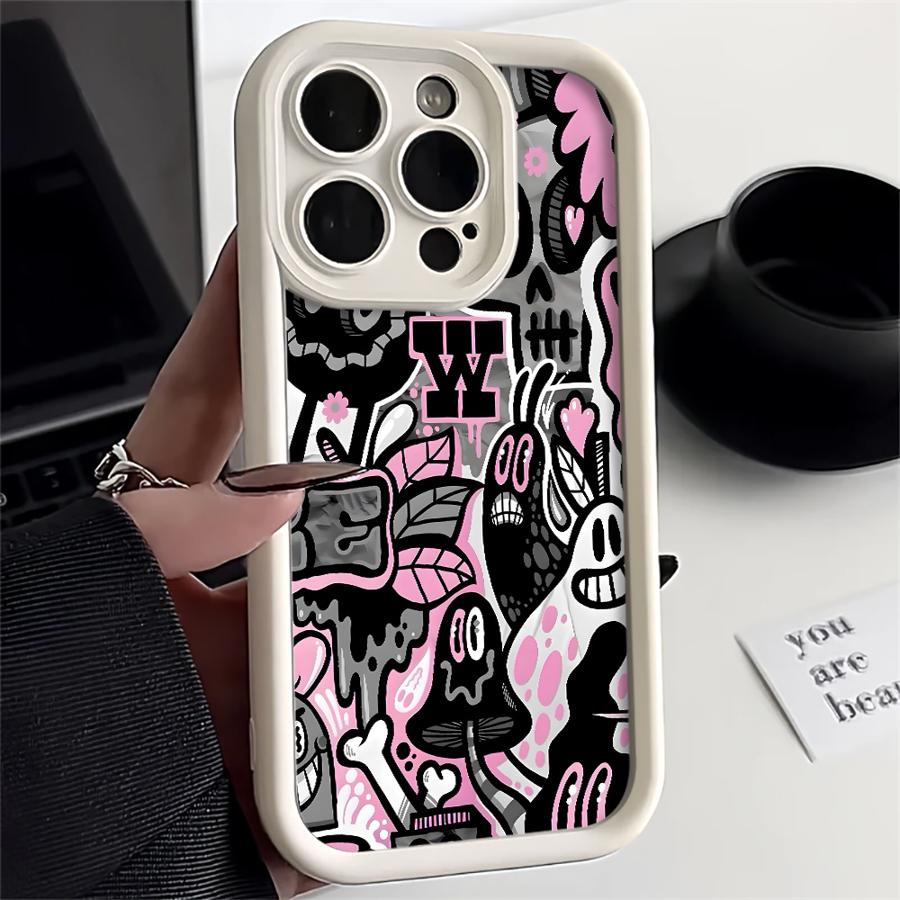 Trendy Fashion Patterns Case for iPhone 17 Pro Max 14 13 Air 15 Plus 12 Pro 16 11 17e Phone Cover