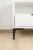 Set of 4 furniture legs Anchor Elegant, black matte, height 15 cm