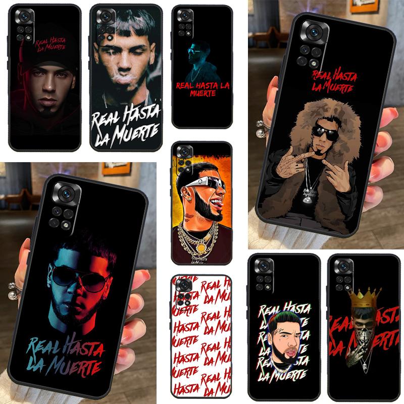 Anuel AA Real Hasta La Muerte Phone Case For Xiaomi Redmi Note 12 11 10 8 9 Pro Note 9S 10S 11S Redmi 9C 12C 9T 10C Cover