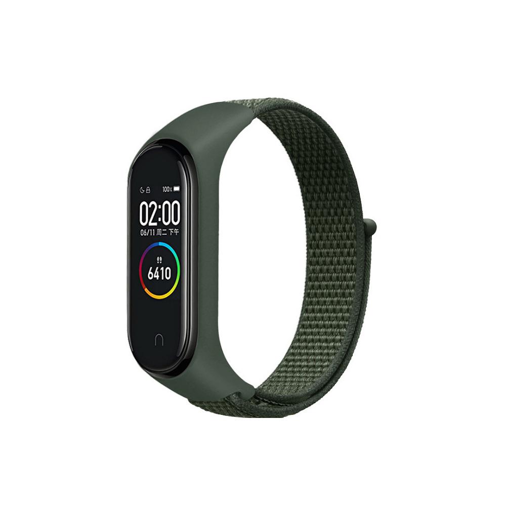 Nylon Schlaufenarmband für Xiaomi Mi Band 9 8 Geflochtenes Verstellbares Ersatz-Uhrenarmband Sportarmband für Mi Band 8 7 6 5 4 3 Armband
