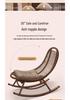 Adult Rattan Rocking Recliner for Garden, Balcony, or Courtyard