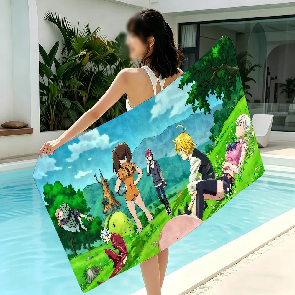 The Seven D-Deadly Sins Towel Beach Towels Yoga Gym Lightweight Portable For Swimming Shower Travel Sports Accessories Sandproof