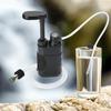 Trinkwasserreiniger Tragbare Wasserfilterausrüstung Handbetriebene Wasserfilterpumpe 1400ml/min für Survival-Notfälle