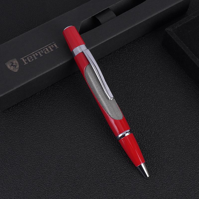 For Ferrari Roma 458 488 599 612 FF F12 Durable Metal Business Ballpoint Pen Quick-drying Office Signature Pen For friend Gift JG3