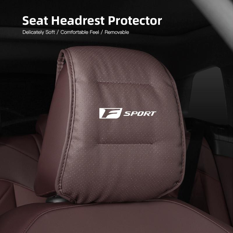 Leather Car Pillowcase Car Supplies Headrest Cover For Lexus RX330 IS250 Ct200h ES300h RX350 Anti Fouling Decoration Pillowcase NM2