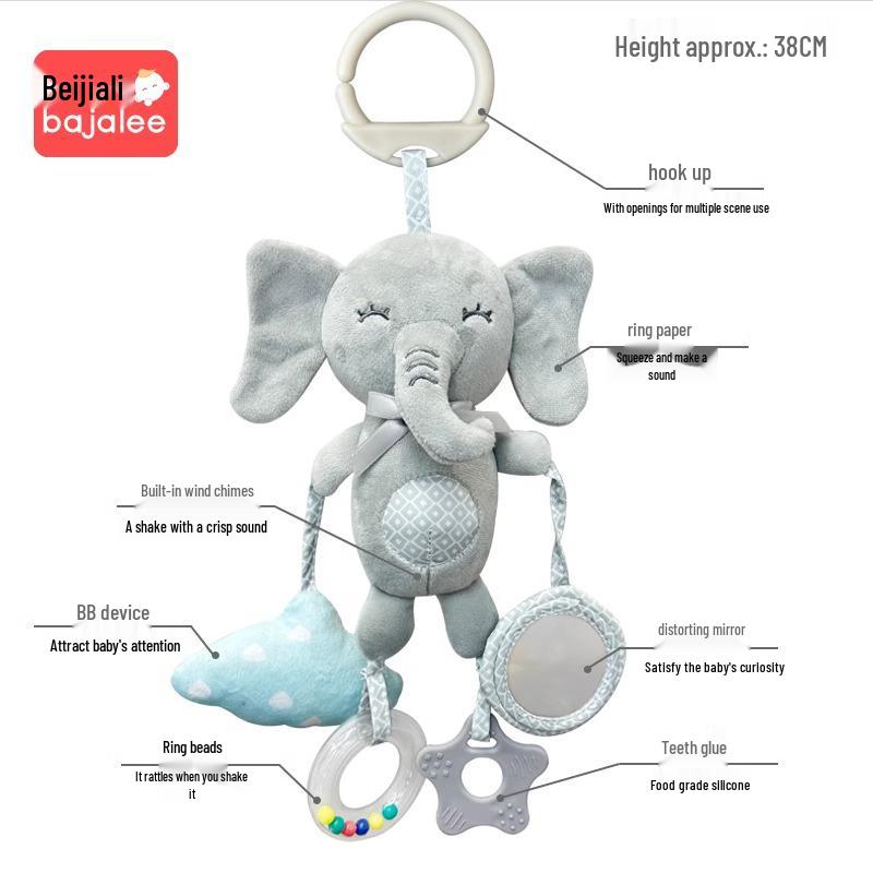 Baby Stroller Mobile: Crib Rattle & Car Seat Soothing Toy