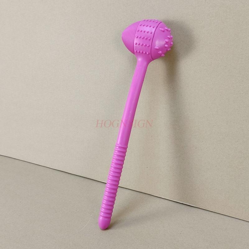 massage hammer back massager Massage Hammer Back Care Tapping Pat Massager Hand-held Household Squatting Meridian Silicone Stick