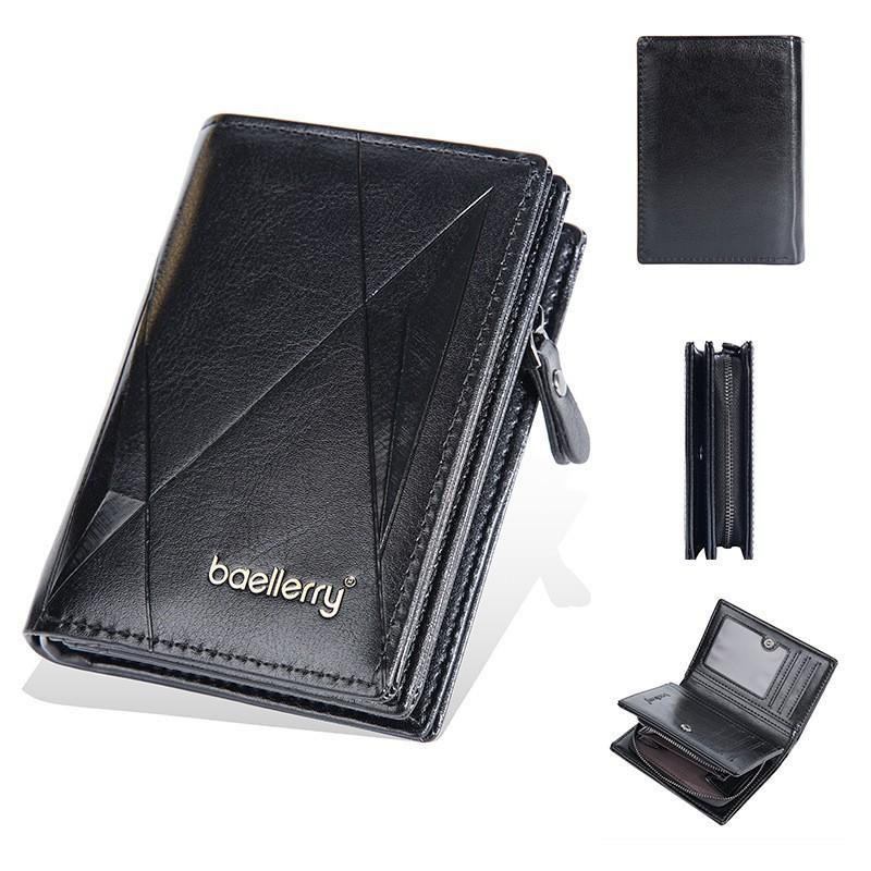 New Men s Short Wallet With European American Multifunctional Diamond Buckle Zipper Coin Purse Men 12X10X4