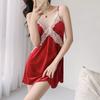 Spring and Autumn New Golden Velvet Women's Pajamas Are Hot and Sexy, Pure Desire Wind Suspender Pajamas, Ultra-thin Loungewear Can Be Worn Outside