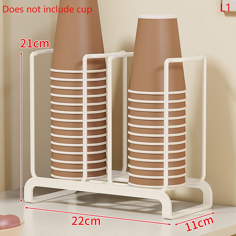 

Kitchen Paper Cup Holder Disposables Cups Picker Multifunctional Desktop Cup Storage Rack Household Coffee Cup Holder For Home