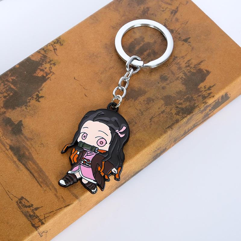 Demon Slayer Tanjiro, Sabito & Makomo Masks Keychain, Rabbit Necklace, Muzan