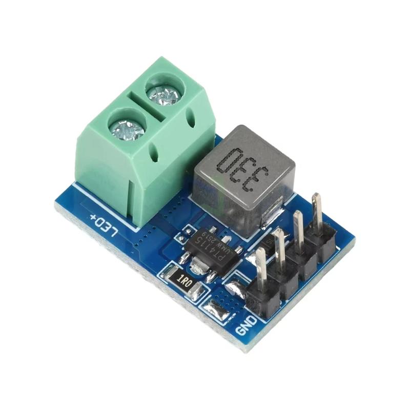 1Pcs 12V Pwm Dimming Constant Current Board Pt4115 Led Driver Module Suitable For Led Light Strips Diy Accessories