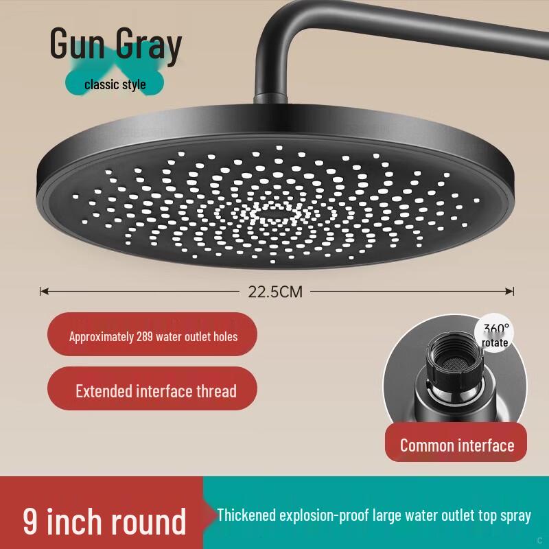 Wolf s Kiss Pressurized Shower Head Top Spray System