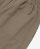 CARGOBROS Linen-Like Pintuck Wide Shorts (Khaki)