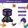 Collar Bow Comfortable Lead Breathable Poultry Supplies Fashionable Chicken And Duck Vest Hen Leash Pet Carrier Matching
