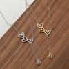 Necklaces  Premium Feeling Hollowed Out Heart Necklace Delicate Simple Sweater Chain for Women Charms Fashion Vintage Pendant Jewelry