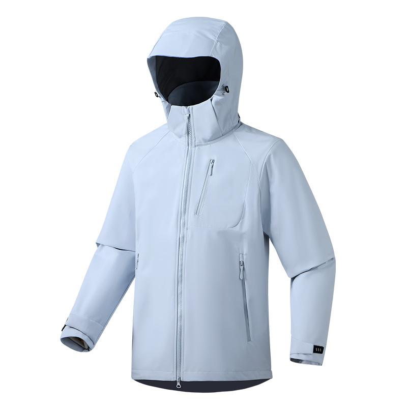 Hiking Jackets Women Waterproof Hard Shell Single-layer Jacket for Men Windproof Windbreakers Mountaineering Cloth
