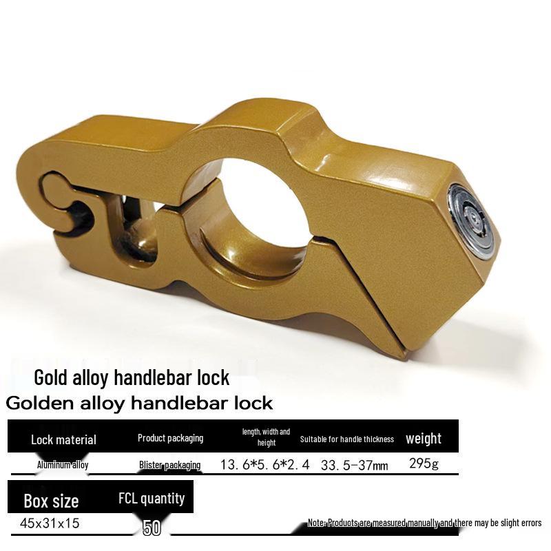 Universal Anti-Theft Throttle & Handlebar Lock for Electric Cars, Scooters, and Motorcycles