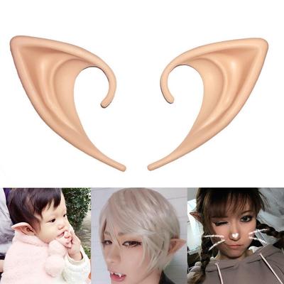 1 Pair Hobbit Latex Elf Ears Cosplay Party Props Halloween Costume Gift New