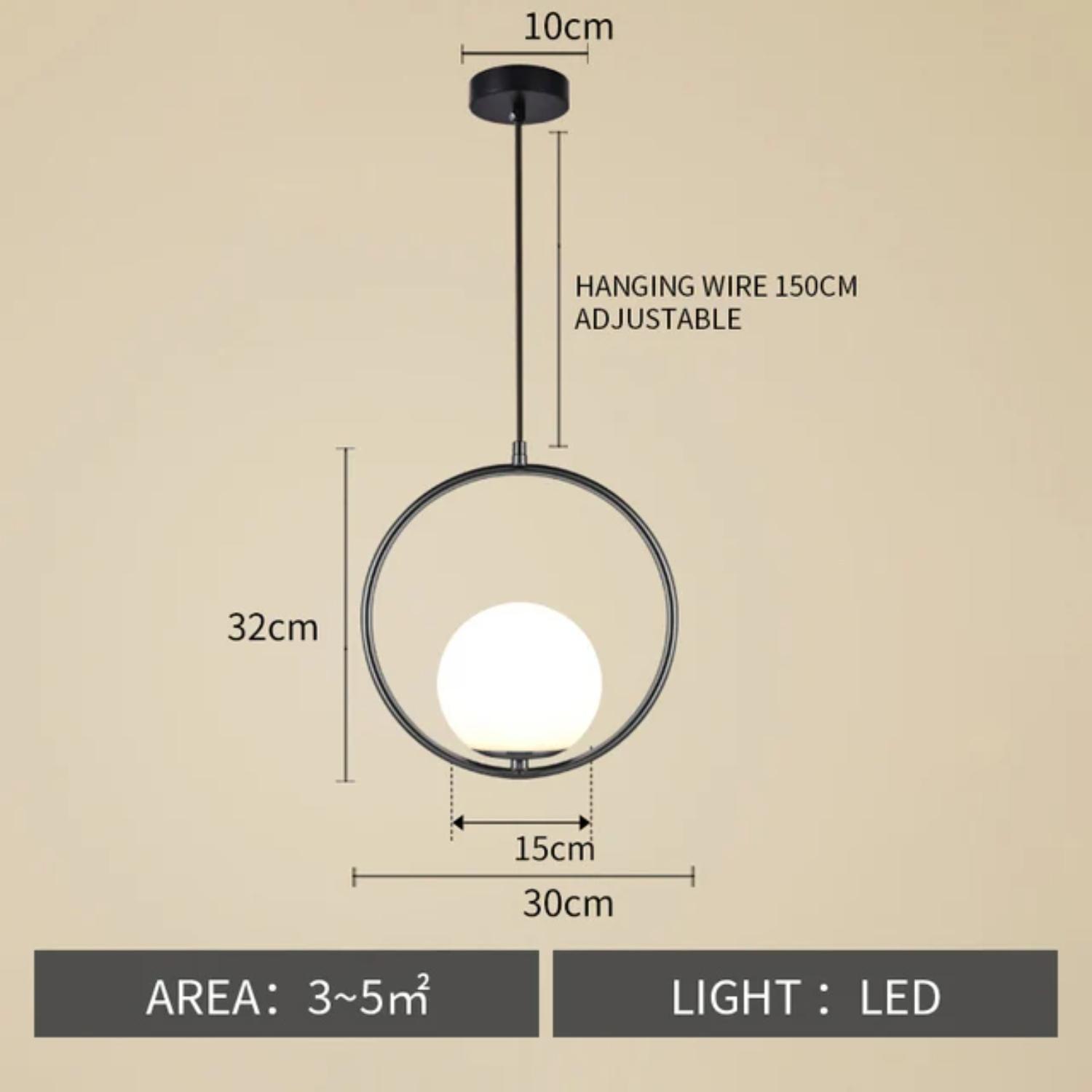 

Новый потрясающий центр внимания с этой шикарной и современной светодиодной люстрой в форме стеклянного шара. Изготовлено из высококачественного м Warm White