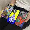 Yayoi Kusama Phone Case for Iphone 17 16 15 14 Air 13 12 11 Pro Max Mini Plus Fundas Shell PC+TPU Cover