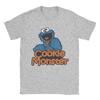 Cookie Monster Sesames Streets  T Shirt for Unisex Women Pure Cotton Vintage TShirts Round Neck  Tee Shirt Short Sleeve Tops