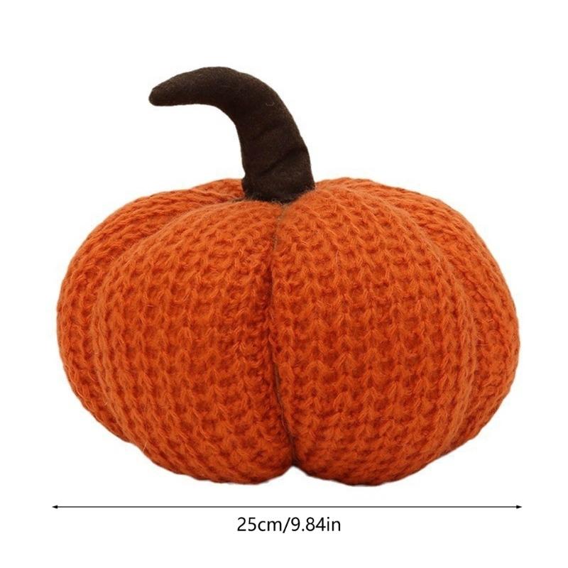 Small Harvest Decorative Pumpkin, Cotton Fabric Pumpkin 1PC
