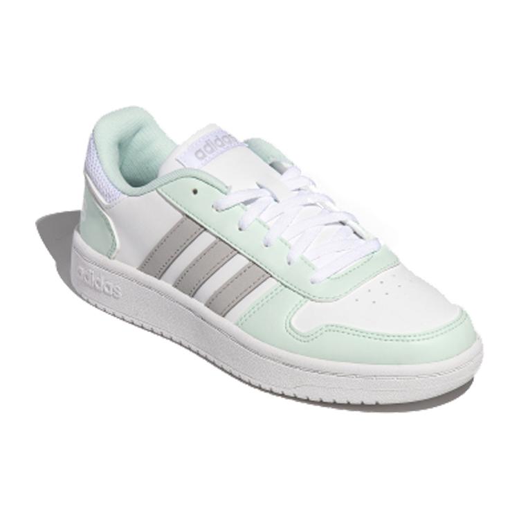 Adidas Hoops 2.0 'White Grey Green' Women's FW5856