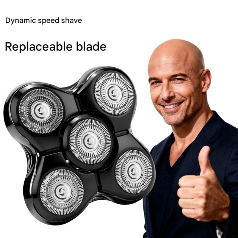 1/2/3Pcs Shaver Replacement Blade Heads Replacement for XR7000 Bald Head Electric Shaver Dry Wet Use Accessories