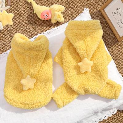 Sternenprinz Haustier Fleece Dicke Kapuzenjacke Herbst/Winter Hund & Katze Haus Schlafwäsche