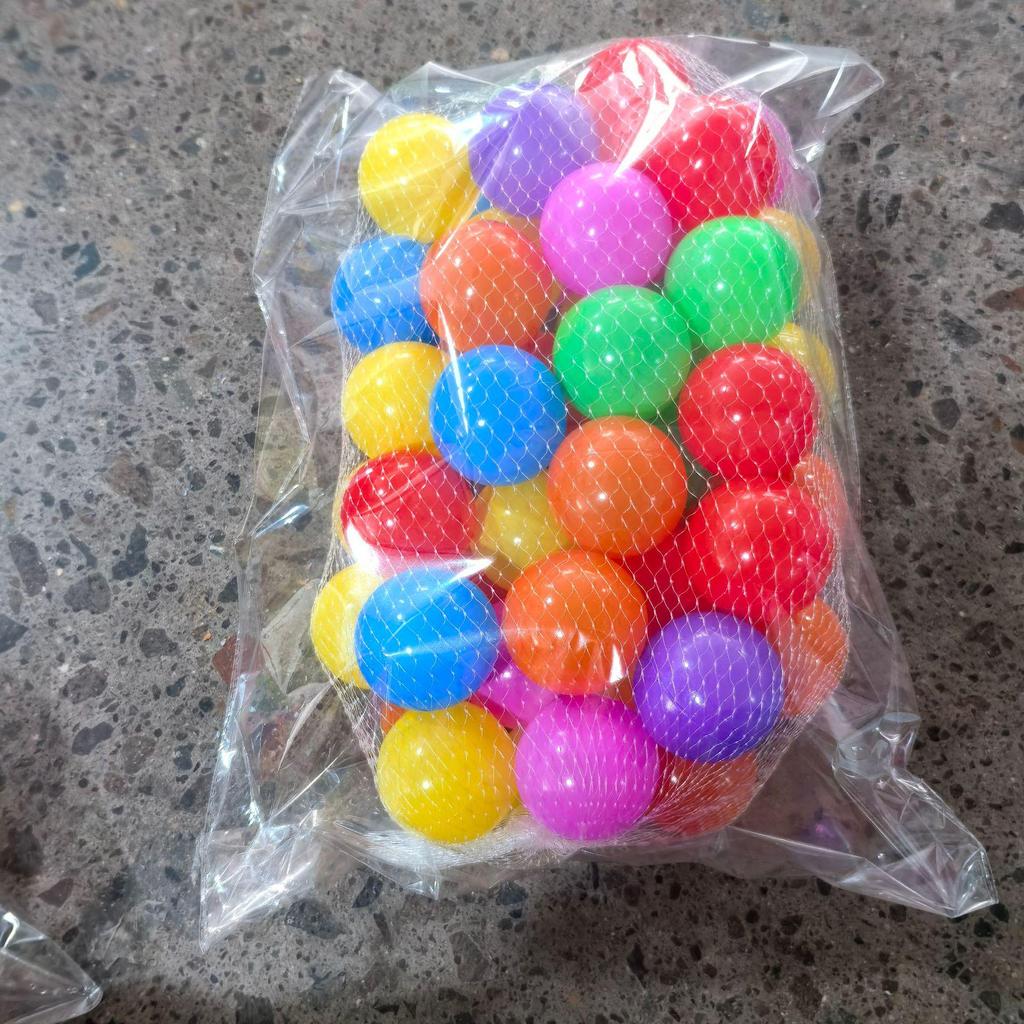 Packaged Ocean Ball Set: Colorful Indoor Plastic Play Balls for Children