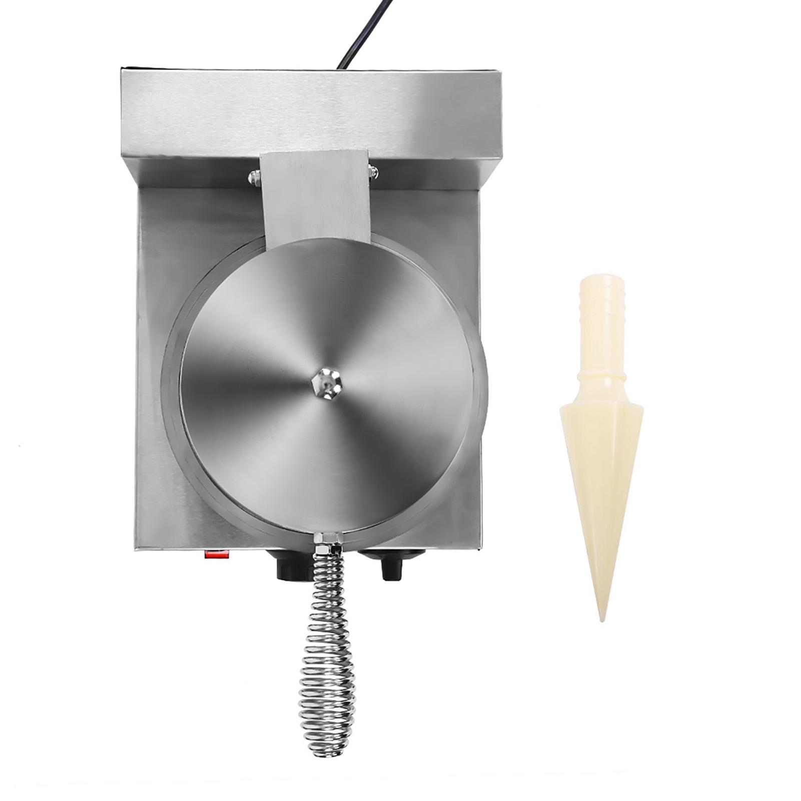 Cmperipheral Cream Electric Stainless Steel Ice Egg Waffle Cone Maker Machine Non Stick Pan